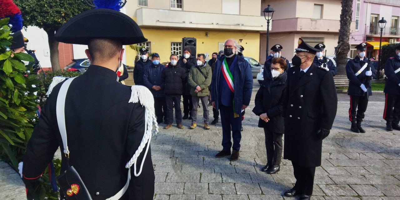 Cerimonia di commemorazione del carabiniere M.O.V.M. Cosimo Luigi Miccoli
