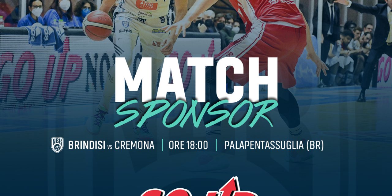 ‘Go Up’ match sponsor Brindisi-Cremona