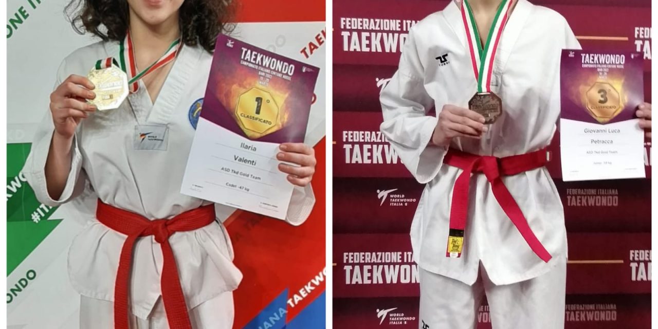 Taekwondo Gold Team, la brindisina Ilaria Valenti è campionessa italiana