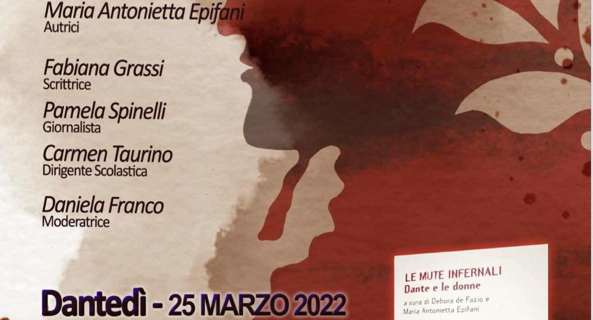 Liceo Marzolla Leo Simone Durano organizza un incontro sul libro “Le Mute Infernali. Dante e le donne”