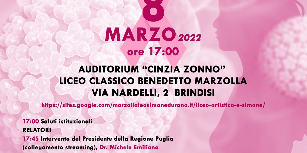 Giornata della donna  al Liceo Marzolla Leo Simone Durano, un convegno sul Papilloma Virus e la vaccinazione come prevenzione