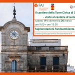 Cisternino, la Delegazione di Brindisi del FAI organizza una visita straordinaria al cantiere di restauro della Torre Civica