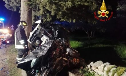 Muore sul colpo, un 30enne cegliese finisce con l’auto contro un albero sulla Ostuni-Montalbano