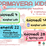 A Ceglie Messapica al via l’iniziativa “Primavera Kids”, una serie di nuovi laboratori creativi per bambini