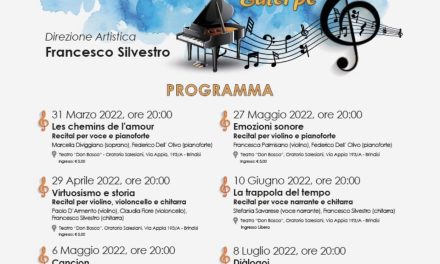 Al Teatro “Don Bosco”la stagione concertistica della “Rassegna Musicale Euterpe”