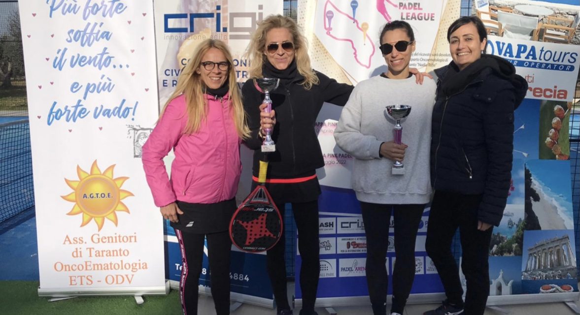 Pink Padel League: vincitrici della terza tappa in provincia di Brindisi