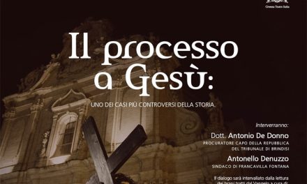 Francavilla Fontana, al Teatro Italia il 5 aprile la ricostruzione del processo a Gesù con il Procuratore De Donno