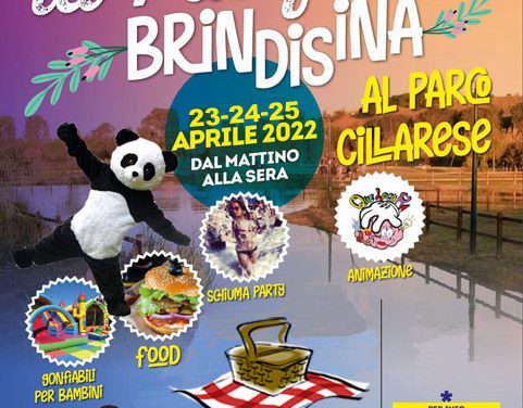 Al Parco Cillarese si recupera “La Pasquetta brindisina”. Dal 23 al 25 aprile attività all’aperto tra sport, food, attrazioni e animazione