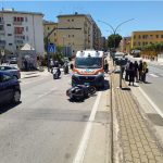 Impatto tra scooter in città a Brindisi. I due motociclisti in ospedale