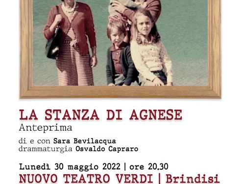 Nuovo Teatro Verdi, “La stanza di Agnese”, la storia di Paolo Borsellino uomo e giudice
