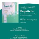 Brindisi, al Museo Archeologico “Ribezzo” la presentazione del libro “Bagattelle” di Christine Farese Sperken