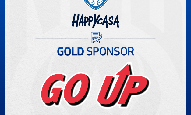 Happy Casa Brindisi, Go Up Srl rilancia la partnership: sarà Gold Sponsor 2022/23
