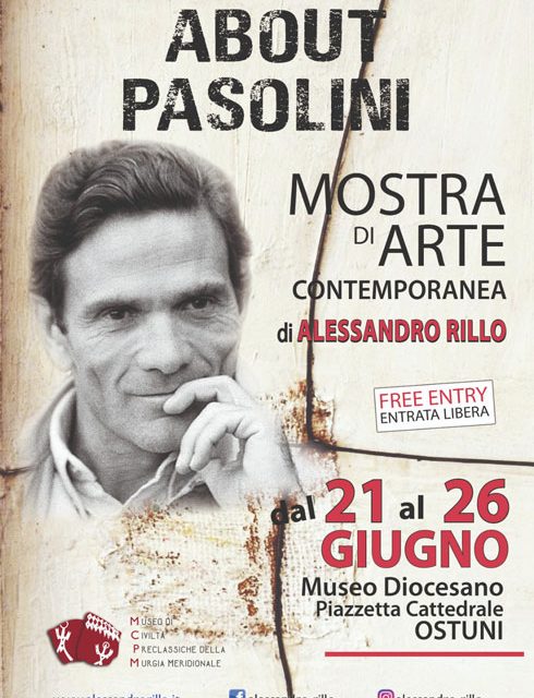 About Pasolini, mostra di Arte Contemporanea a Ostuni