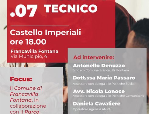 Francavilla Fontana, giovedì 28 luglio a Castello Imperiali incontro sull’inclusione lavorativa