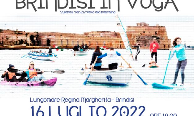 Brindisi in Voga II edizione, sabato 16 luglio nel porto interno “Vuiandu rrenta rrenta alla banchina”