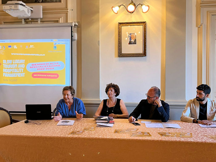Savelletri, corso di alta specializzazione in «Slow Luxury Tourism and Hospitality Management», biennio di alta specializzazione proposto dall’Its Turismo di Puglia