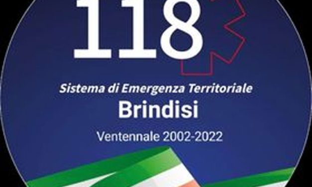 Anniversario del 118 Brindisi, 2002-2022, venti anni al servizio dei cittadini nel sistema di emergenza territoriale