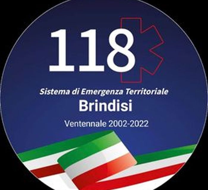 Anniversario del 118 Brindisi, 2002-2022, venti anni al servizio dei cittadini nel sistema di emergenza territoriale
