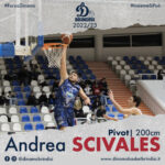 Dinamo Basket Brindisi, Andrea Scivales confermato nel reparto lunghi