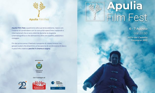 Festival del cortometraggio a Mesagne, sabato e domenica la terza edizione di “Apulia Film Fest”