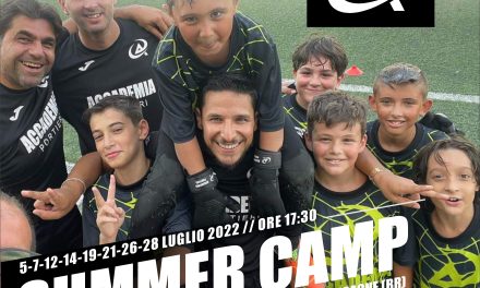 Seconda edizione del Summer Camp 2022,  i ringraziamenti della Accademia Portieri