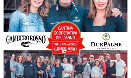 Gambero Rosso premia Cantine Due Palme come Miglior Cantina Cooperativa dell’Anno