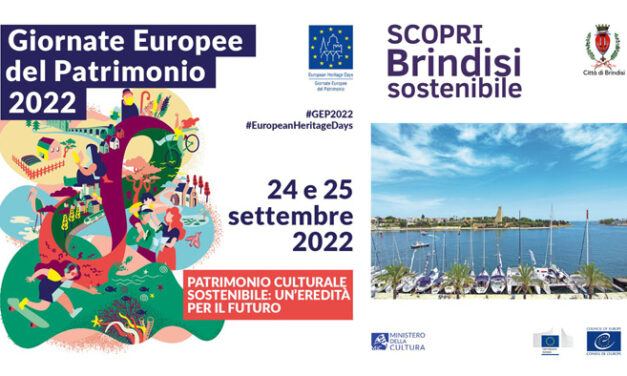 Giornate Europee del Patrimonio, a Brindisi monumenti aperti sino a mezzanotte e iniziative culturali sostenibili