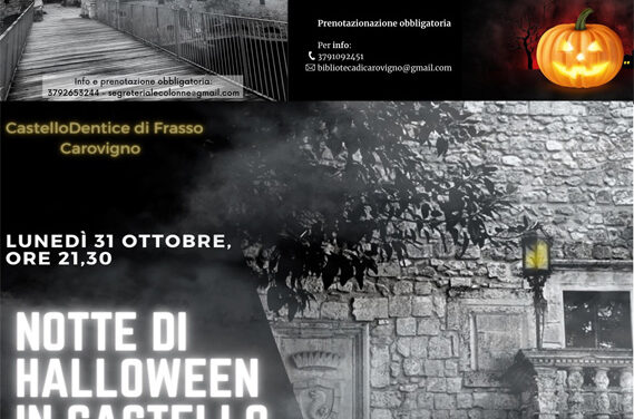 Lunedì 31 ottobre tre appuntamenti da “brivido” nei castelli di Brindisi e Carovigno per la giornata più spaventosa dell’anno