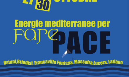 Al via la VI edizione del Festival della Cooperazione Internazionale  “Energie mediterranee per fare Pace”