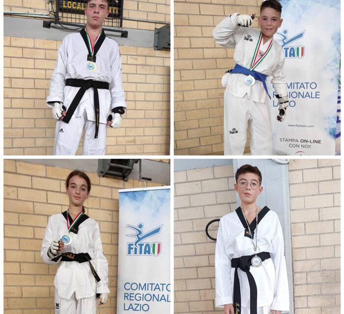 Taekwondo, prime medaglie della stagione sportiva per la “Gold Team” Brindisi