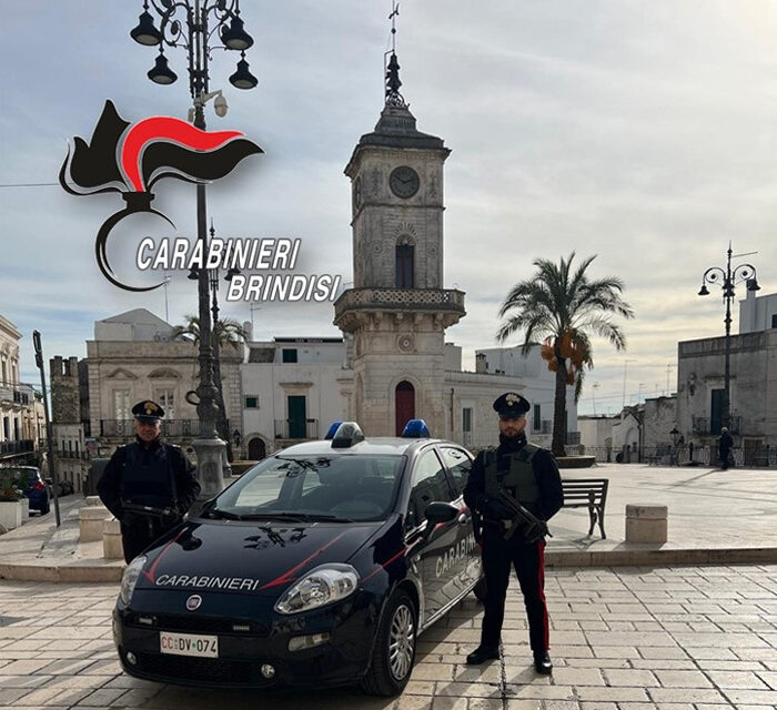 Ceglie Messapica, servizio straordinario di controllo del territorio da parte dei Carabinieri. Sette giovani segnalati alla Prefettura