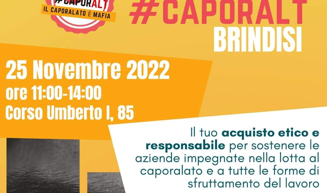 A Brindisi un Cash mob etico nell’ambito del progetto “#CaporALT