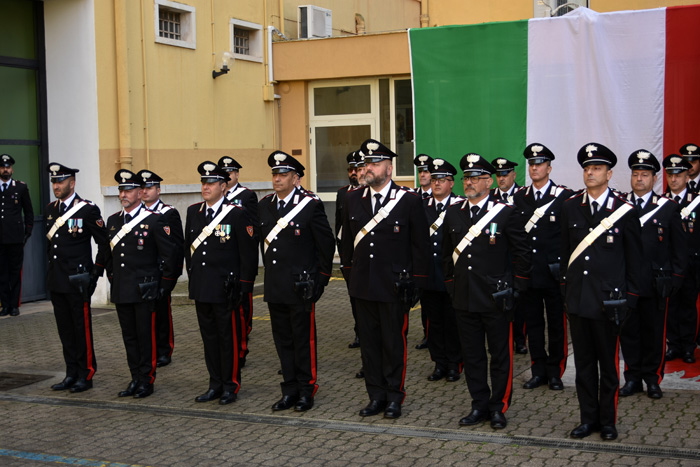 Carabinieri Brindisi, giuramento di fedeltà alla Repubblica Italiana dei Vice Brigadieri neo promossi