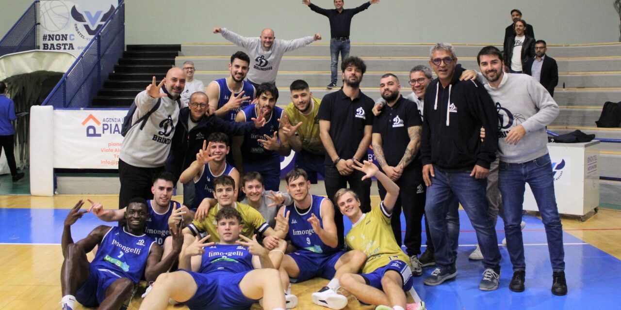 Dinamo Basket Brindisi vince anche ad Altamura e vola al primo posto in classifica