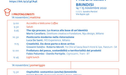 A Brindisi la penultima tappa del progetto “Puglia Identità e Storie di Gola”, il 14 e 15 novembre all’Alberghiero “Pertini”