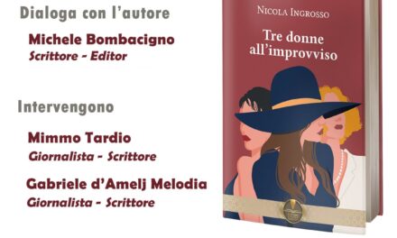 A Brindisi Nicola Ingrosso presenta “Tre donne all’improvviso”