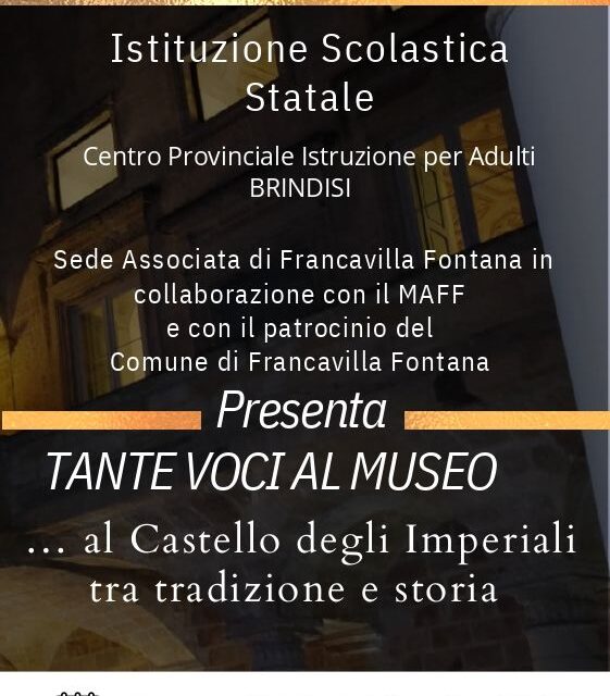 A Francavilla Fontana “Tante voci al museo”