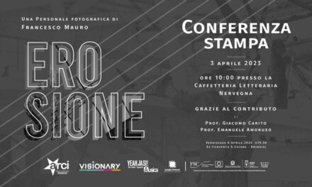 Brindisi, il 3 aprile presentazione del progetto e della mostra “Erosione – un viaggio nella SACA”