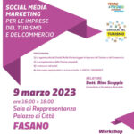 Turismo, a Fasano workshop gratuito su social media marketing per le imprese del turismo e del commercio