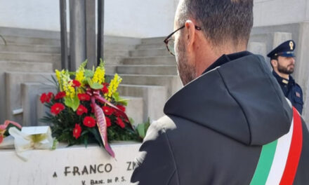 Via Fani, Fasano ricorda il vicebrigadiere della Polizia di Stato Franco Zizzi