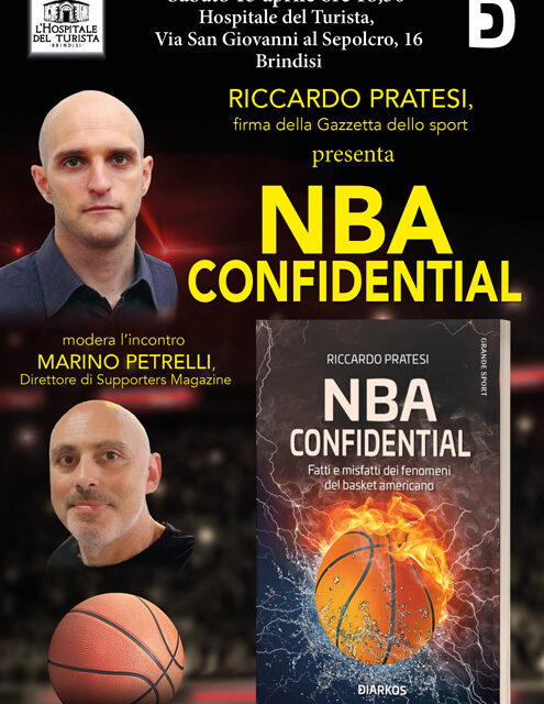 Basket, a Brindisi il giornalista e scrittore Riccardo Pratesi presenta il suo libro NBA Confidential