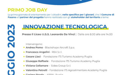 Politiche giovanili, a Fasano parte il progetto «Orizzonte  360°» con il primo job day