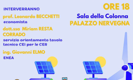 Brindisi, incontro di informazione sulle Comunità Energetiche a Palazzo Nervegna organizzato da Parrocchia Cattedrale, Pastorale Sociale e Progetto Policoro