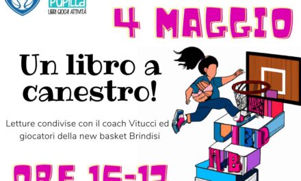 Un libro a canestro: Happy Casa Brindisi si immerge nel mondo della lettura con la libreria Pupilla