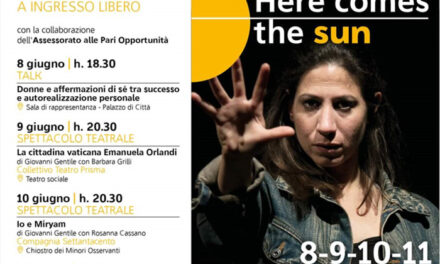 Pari opportunità, arriva «Here comes the sun», il progetto promosso dal Collettivo teatro Prisma con il Comune di Fasano