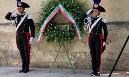Francavilla Fontana,  cerimonia di commemorazione del Maresciallo dell’Arma dei Carabinieri Antonio Dimitri