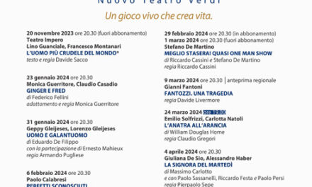 Brindisi, da De Filippo a Fantozzi passando per Stefano De Martino, presentata la nuova Stagione di prosa del Teatro Verdi