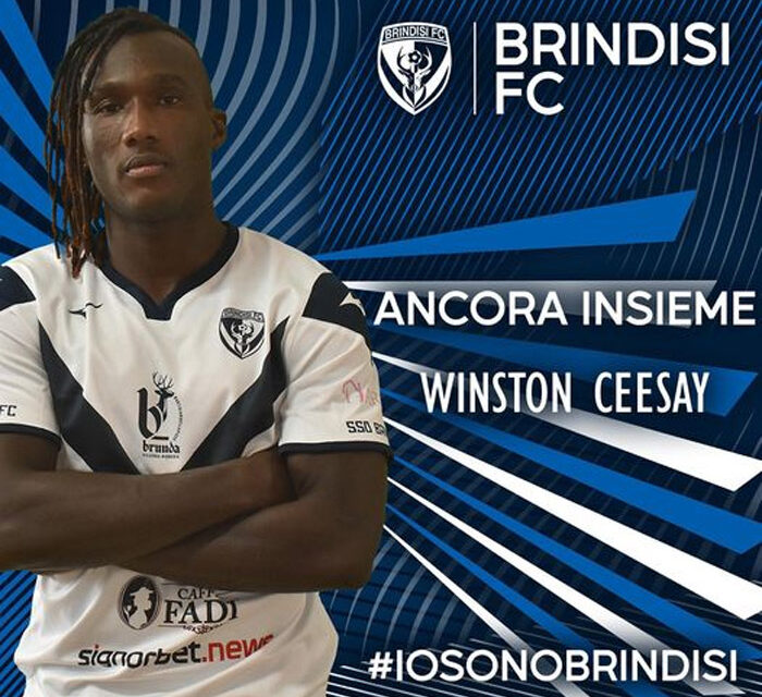 Calcio, Lega Pro, Winston Ceesay resta a Brindisi, firmato contratto fino a giugno 2025