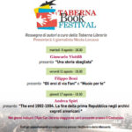 Ad Agosto torna il Taberna Book Festival, tre appuntamenti con Giancarlo Visitilli, Filippo Boni e Andrea Spiri