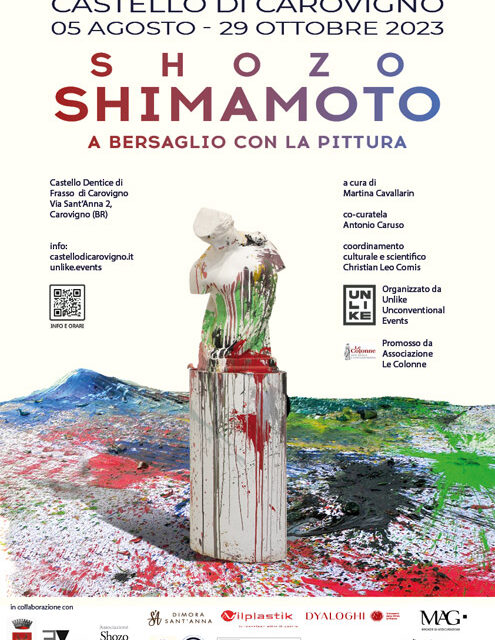 Carovigno dal 5 agosto la mostra dedicata a Shozo Shimamoto all’interno del Castello